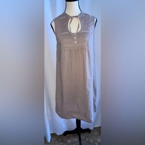 Women’s keyhole neckline 100% cotton sleeveless dress size‎ 4
